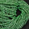 Emerald Green Mystic Quartz Micro Faceted Beads Strand MORE QUANTITY AVAILABLE 14 Inches Deep Emerald Green Mystic Quartz Micro Faceted Beads Strand  Size: 3.5MM